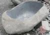 Product image 2 of the product “Riverstone basin, natural surface, polished inside. Dia approx 171-180cm Height 71-80cm ”
